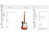 Fender Affinity Series Stratocaster Junior HSS Laurel Fingerboard White Pickguard 3-Color Sunburst Fender Affinity Series Stratocaster Junior HSS Laurel Fingerboard White Pickguard 3-Color Sunburst